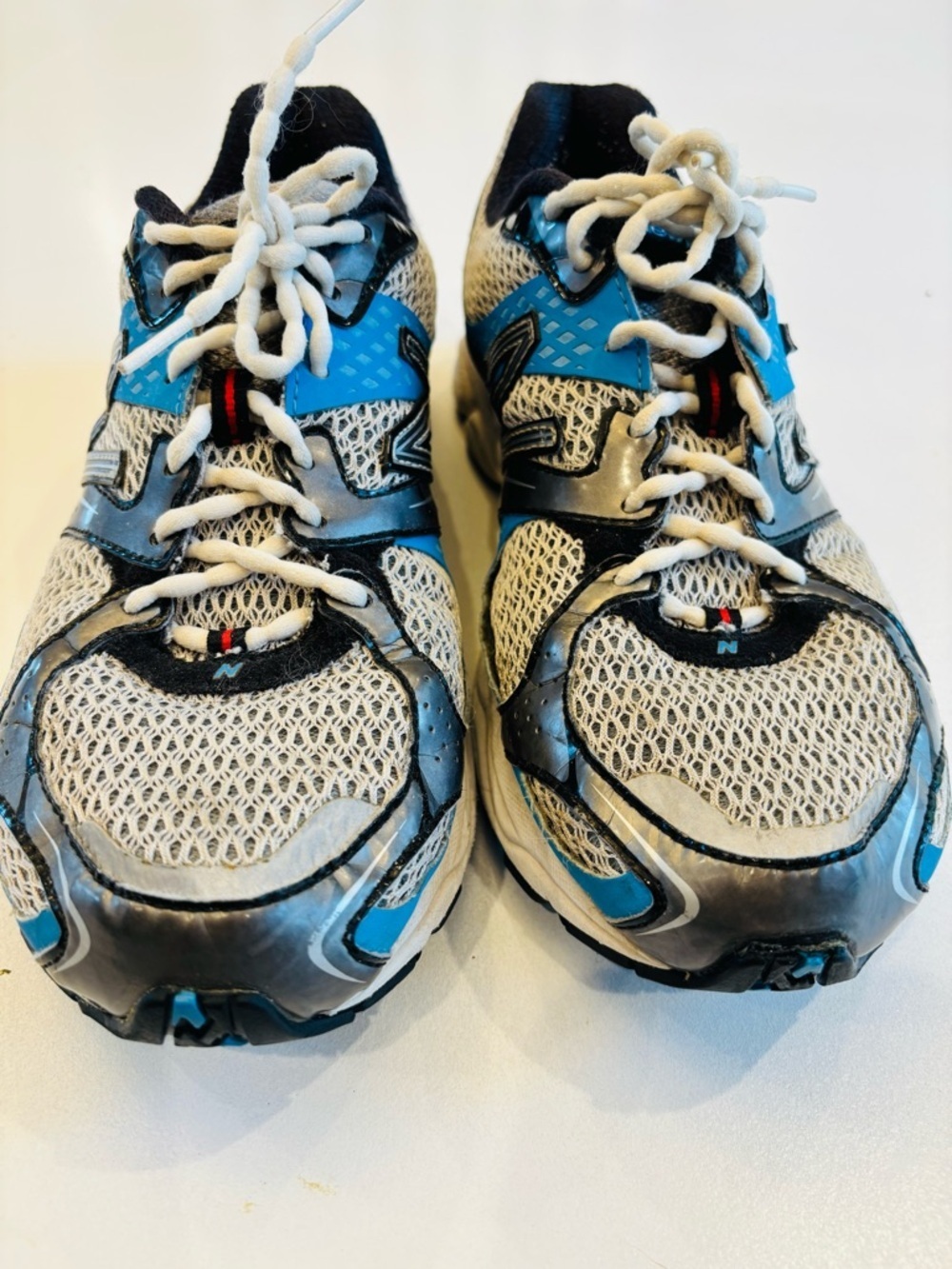 New Balance 1080 v2 Mens Blue and Gray Mesh Athletic Sneakers size 8 - Picture 4 of 8